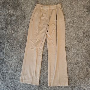 Favorite daughter tan high waist wide pants 10
